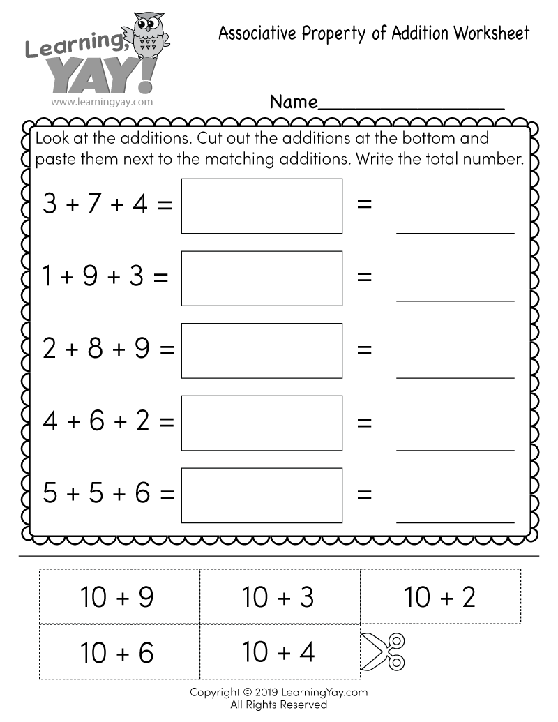 Free Printable Worksheets For Kindergarten And First Grade