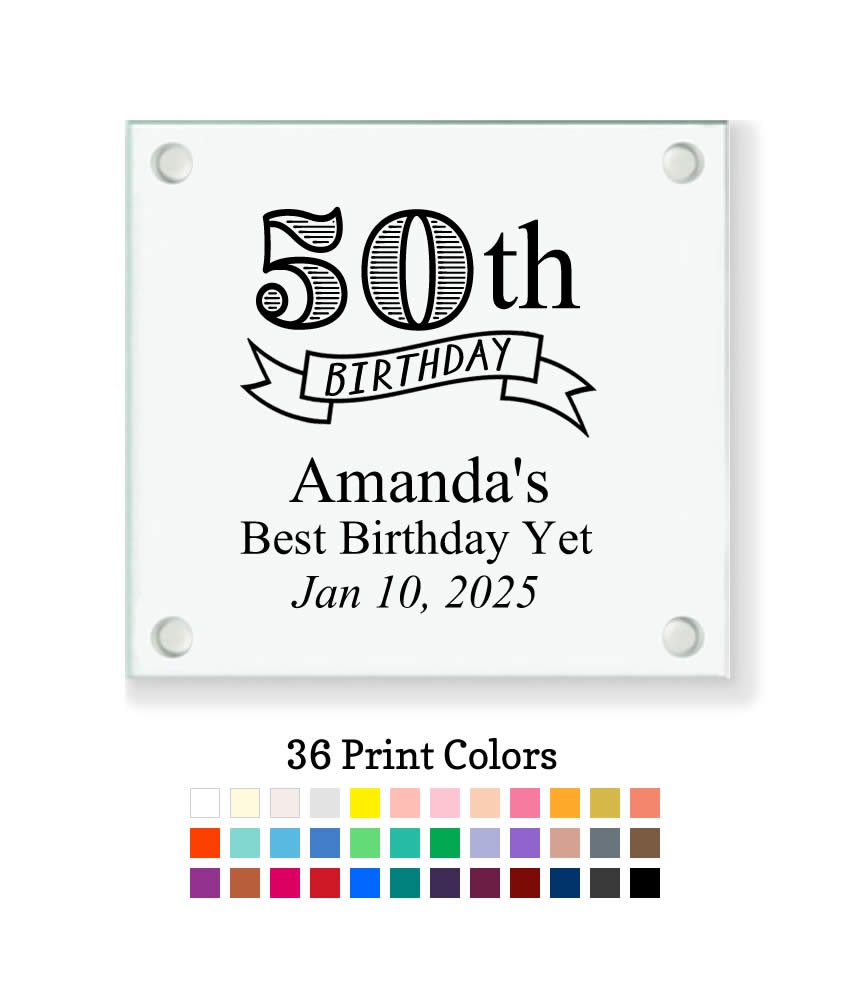 Printable 50th Birthday Banner Free