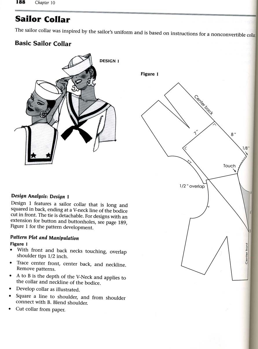 7 Craft Ideas Collar Pattern Sewing Hacks Sailor Collar