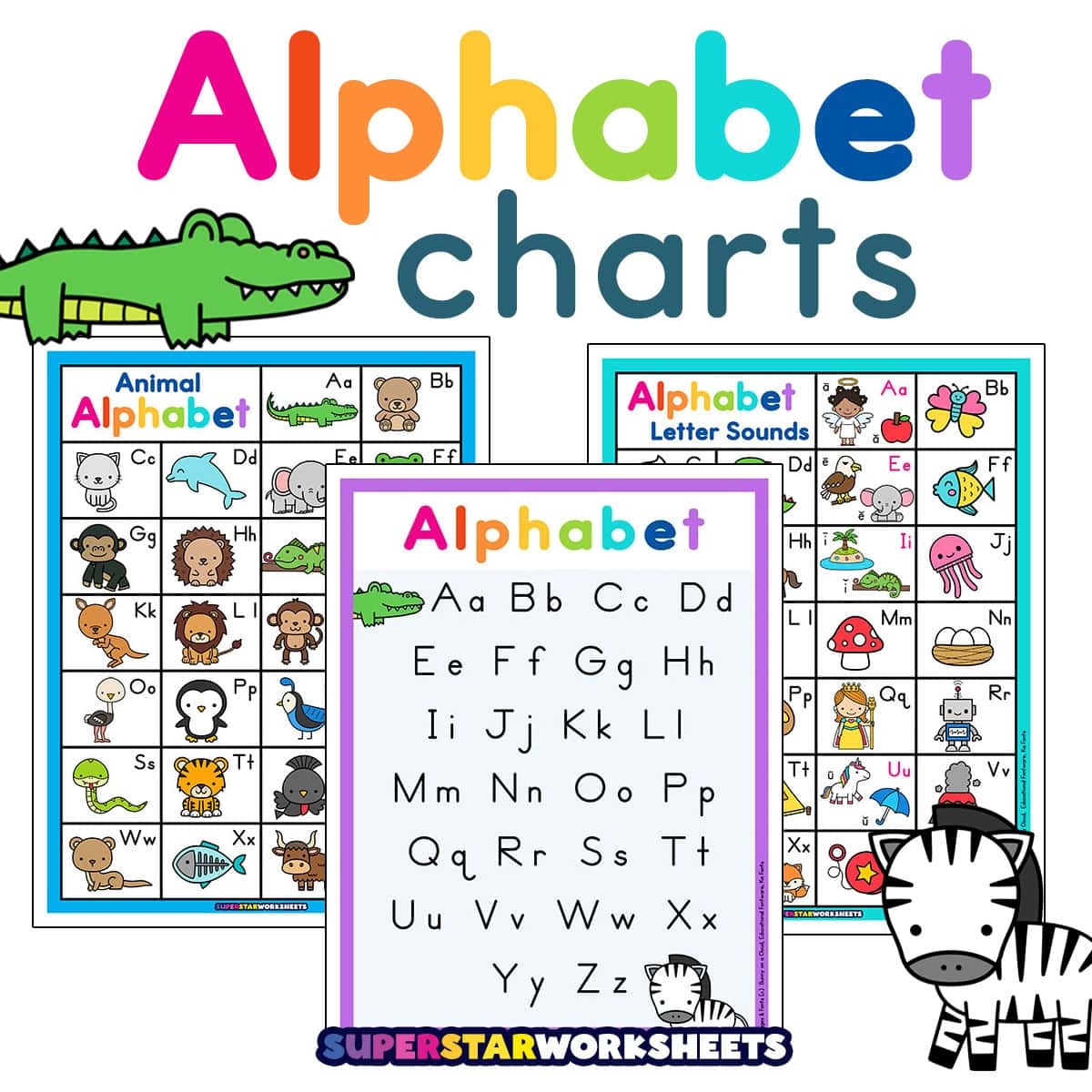 Abc Colored Free Printables