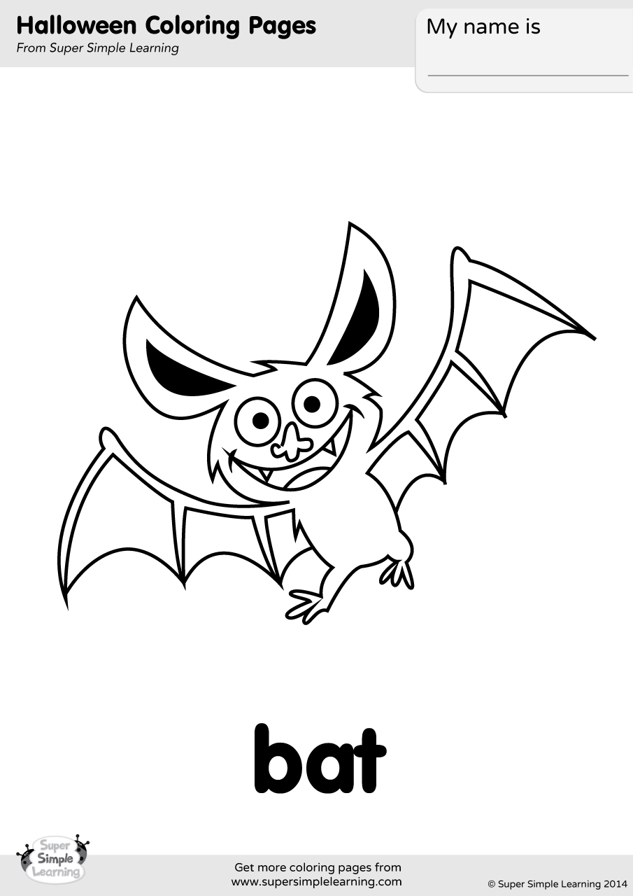 Free Printable Coloring Pages Of Bats