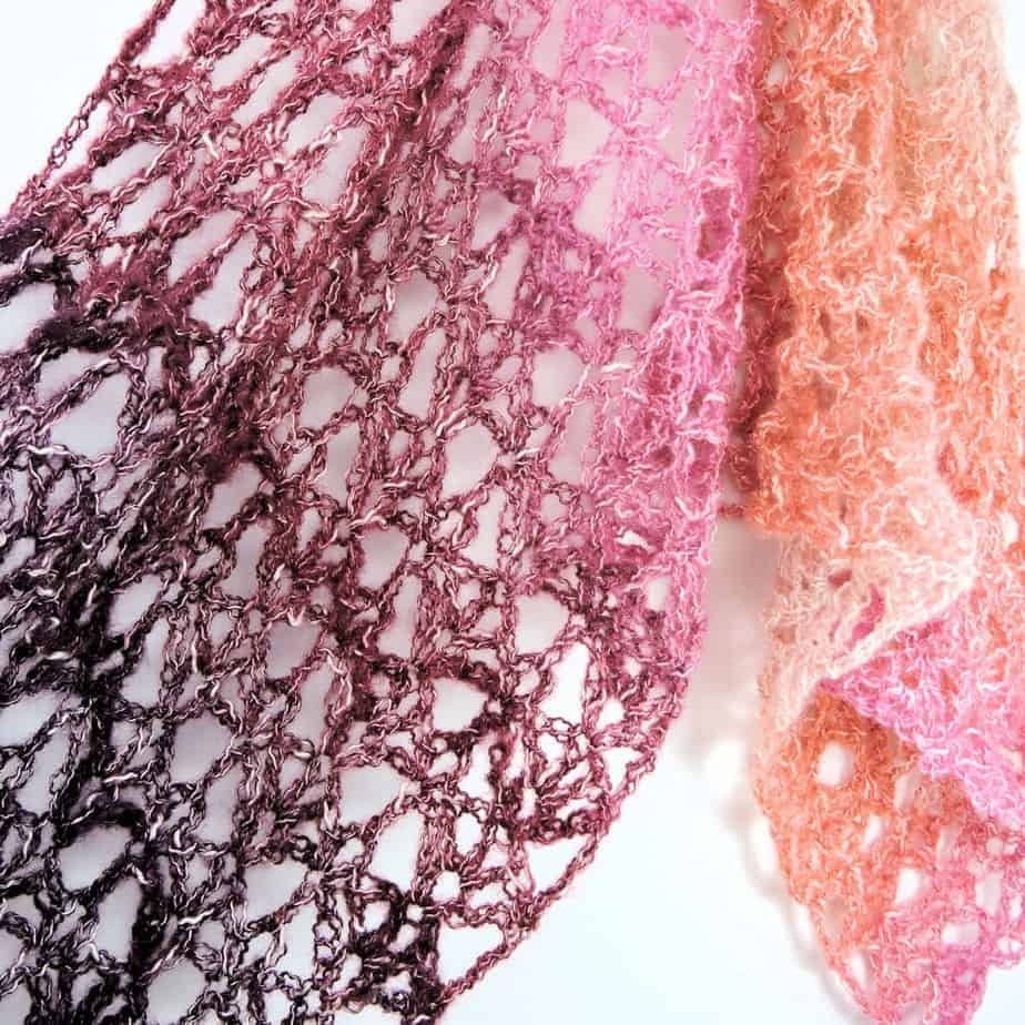 Berry Bubblegum Fling Wrap Free Crochet Pattern In Shawl In A Ball Yarn CrochetKim 