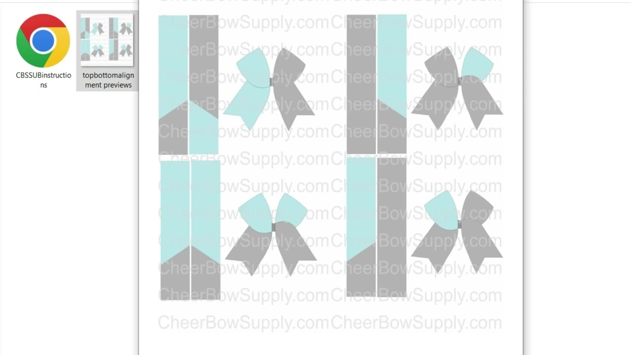 Cheer Bow Sublimation Design Template Download Overview YouTube
