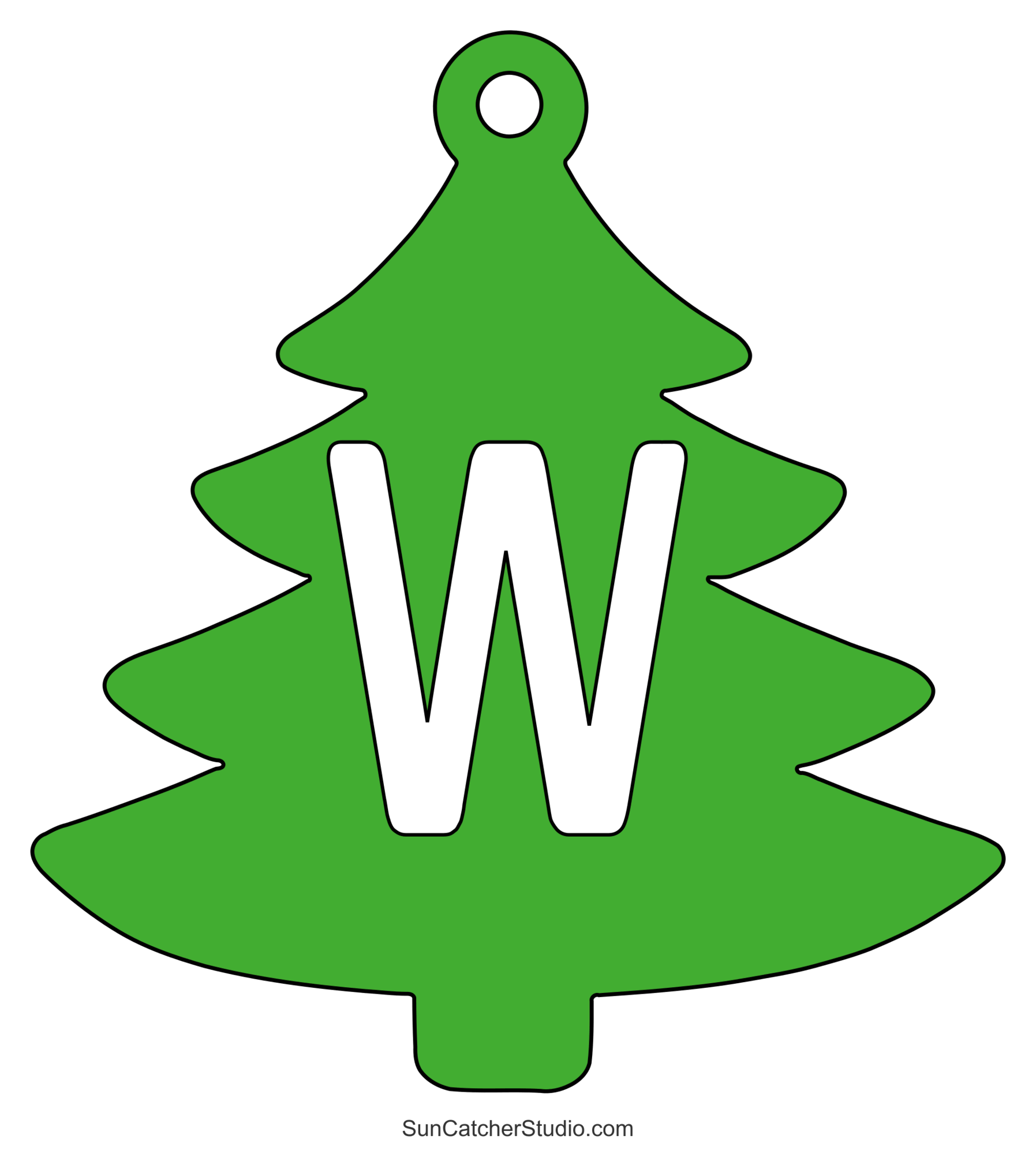 Christmas Tree Font Alphabet Letters Stencils Patterns Free Printables Monograms Design Tools Patterns DIY Projects