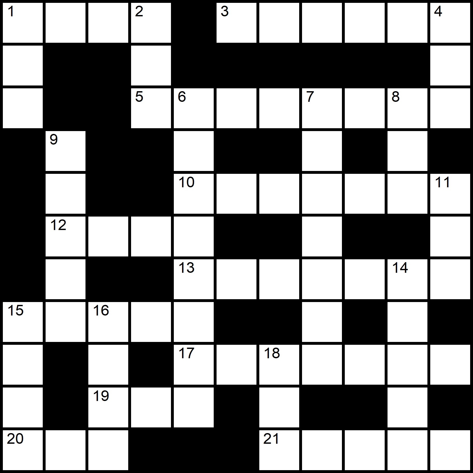 Crossword Puzzles For Beginners Printable