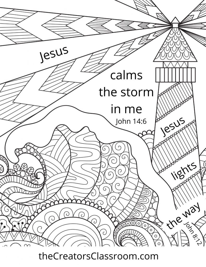 Free Faith Coloring Pages For Adults To Give You Joy The Creator s Classroom
