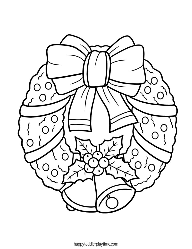 Christmas Printable Color Sheet