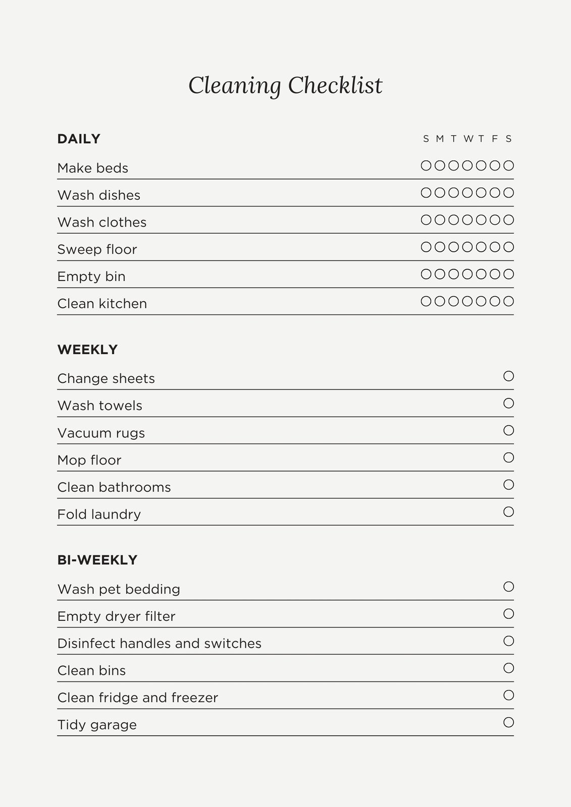Free Printable Editable Daily Checklist Templates Canva