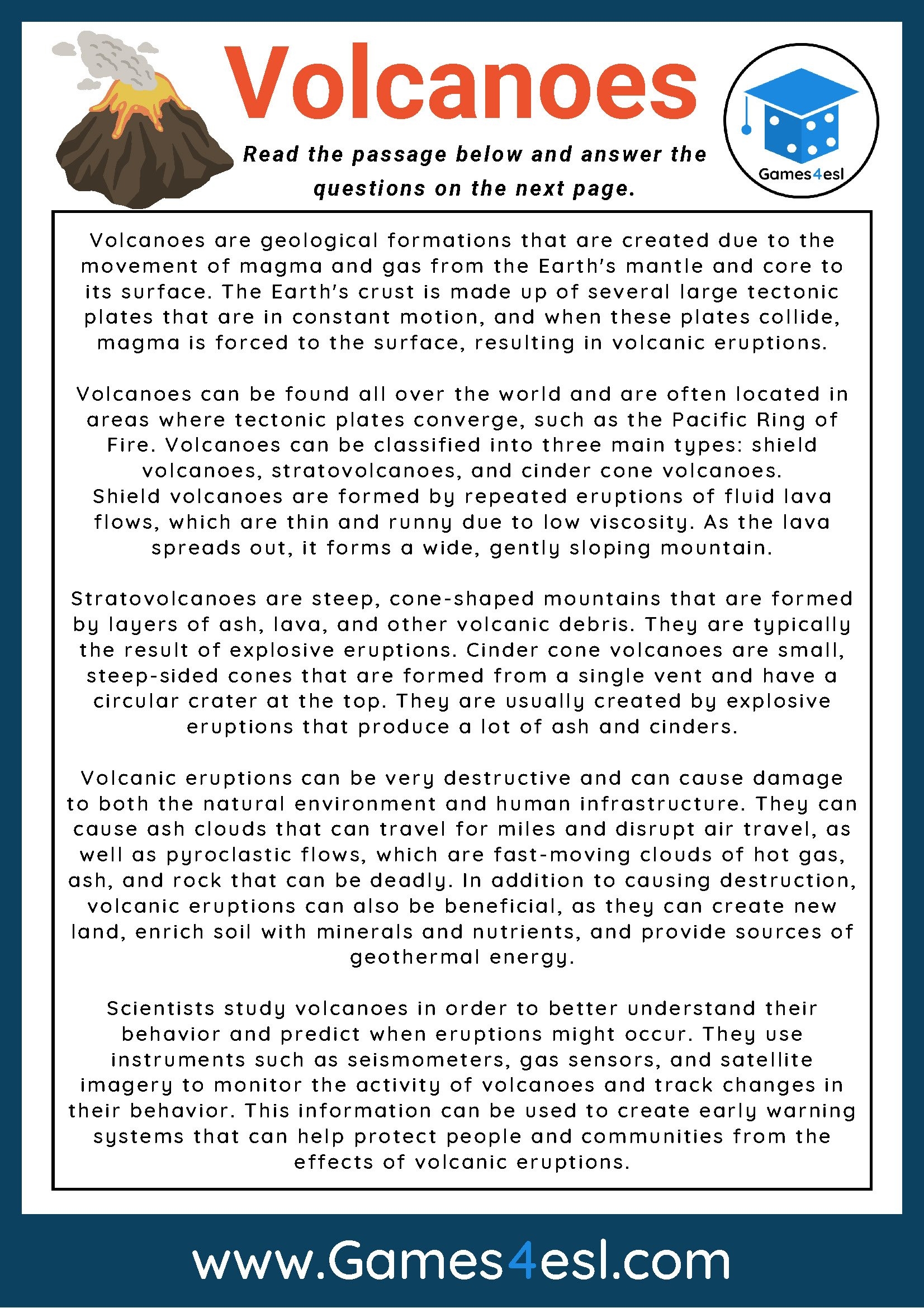 Free Printable Reading Comprehension Worksheets For Middle School