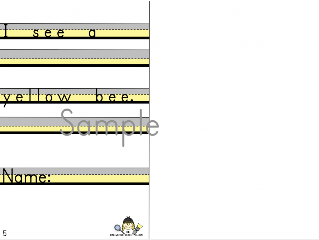 Free Printable Highlighted Handwriting Paper