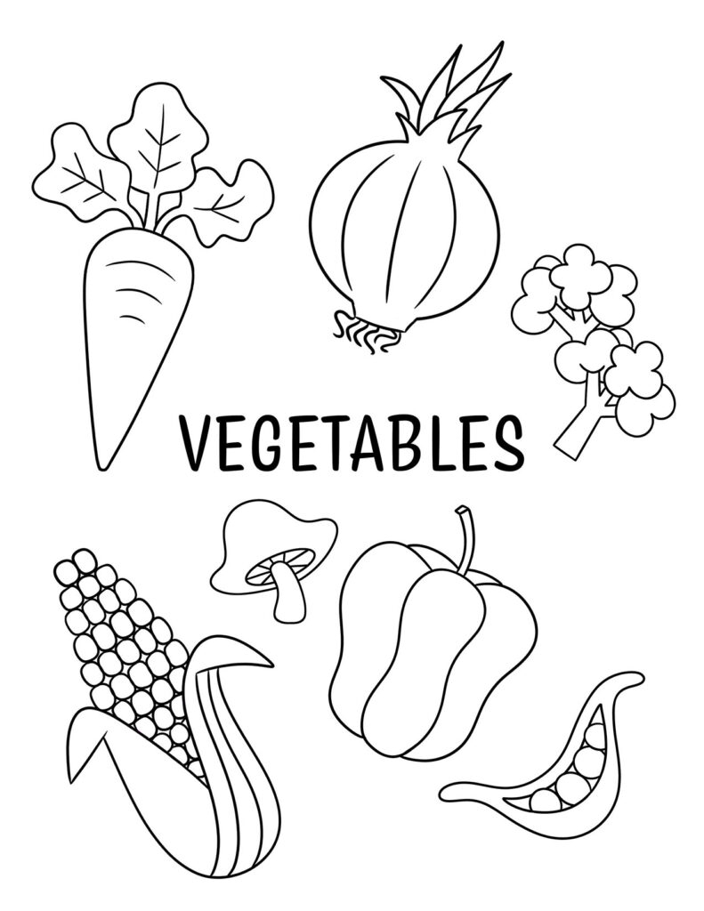 Free Printable Color Sheet Fruit