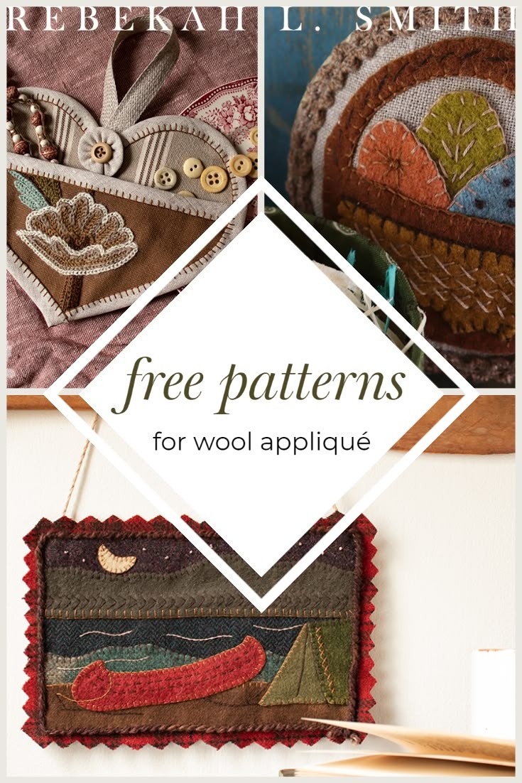 Free Wool Appliqu Patterns