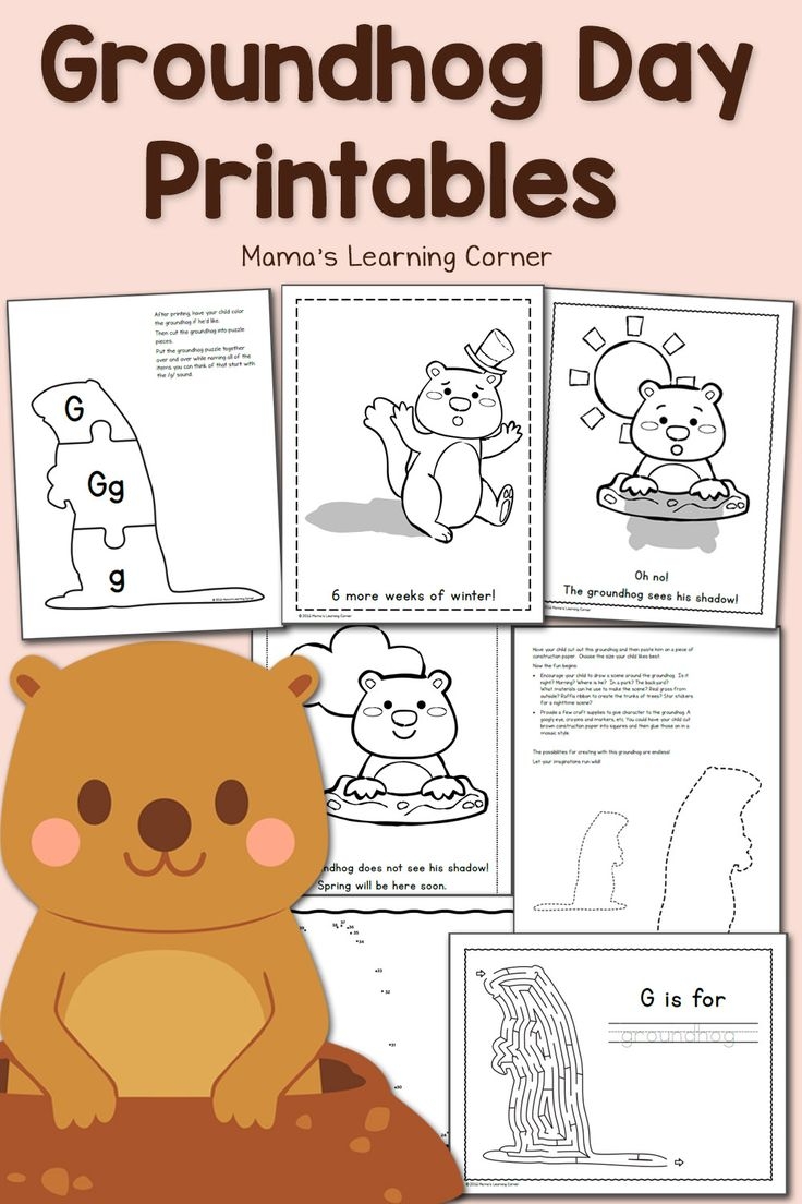 Groundhog Day Worksheets And Activities