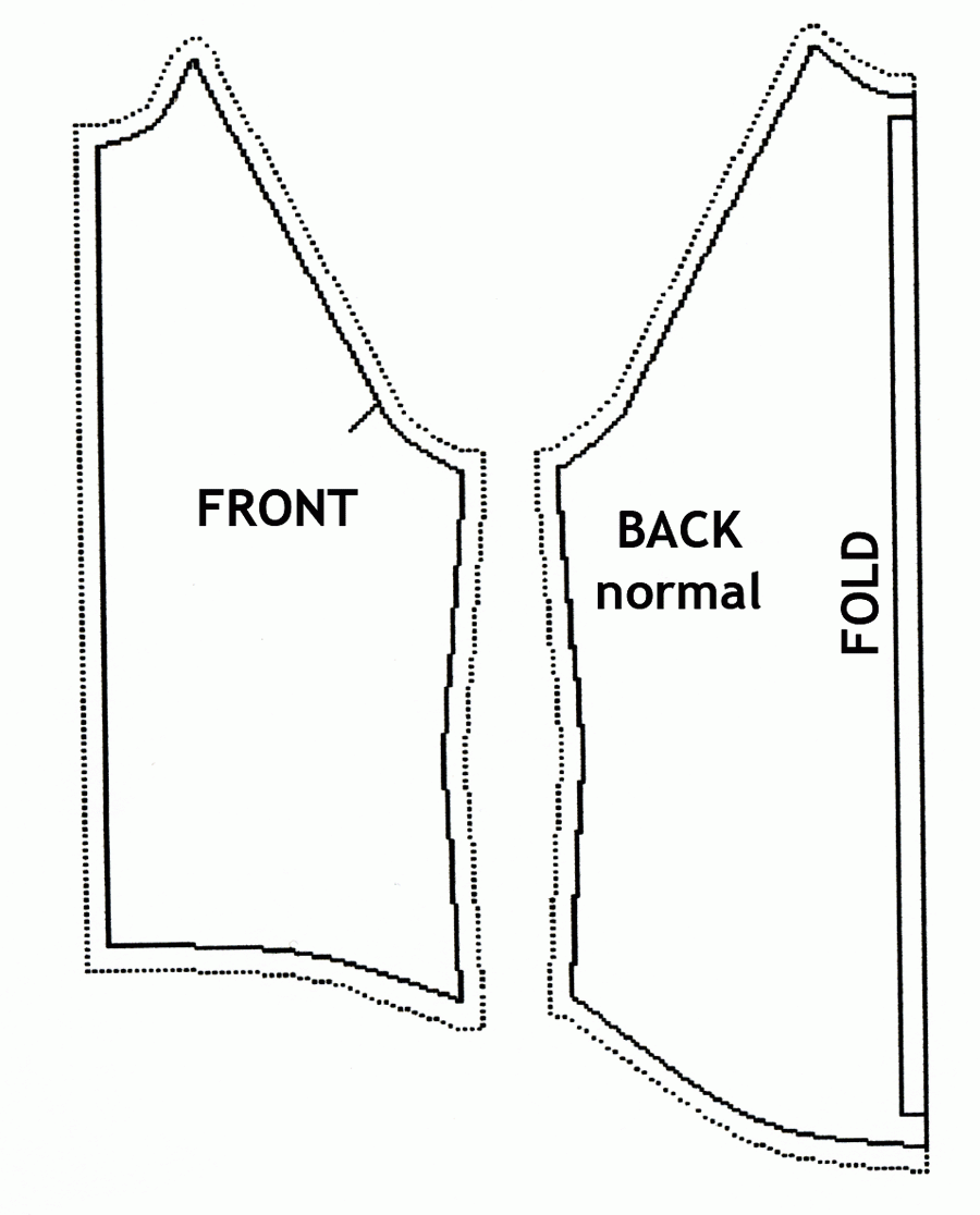 Free Printable Mens Vest Pattern