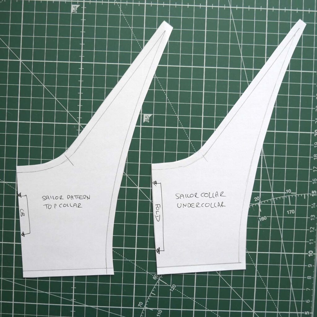 How To Draft A Sailor Collar Pattern The Creative Curator