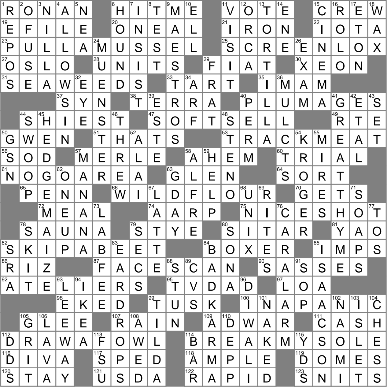 LA Times Crossword 3 Dec 23 Sunday LAXCrossword