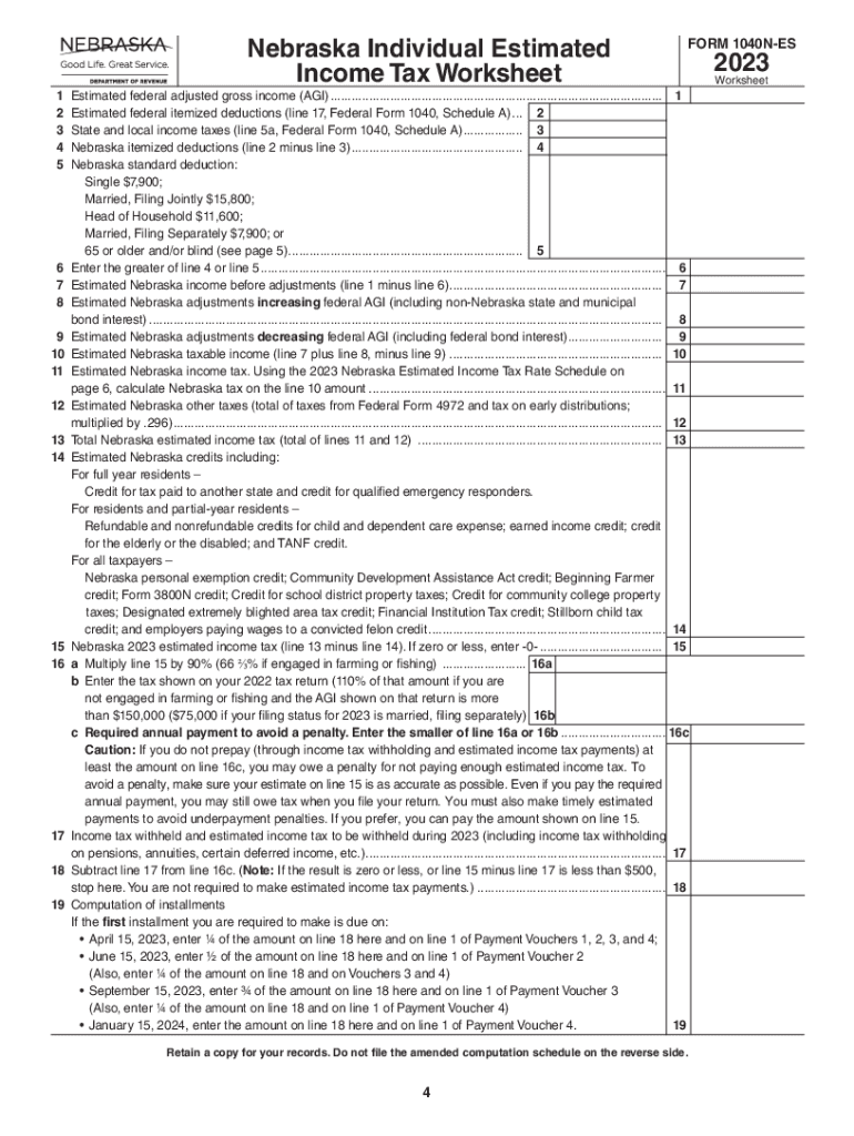 Nebraska Form Tax Fill Out Sign Online DocHub