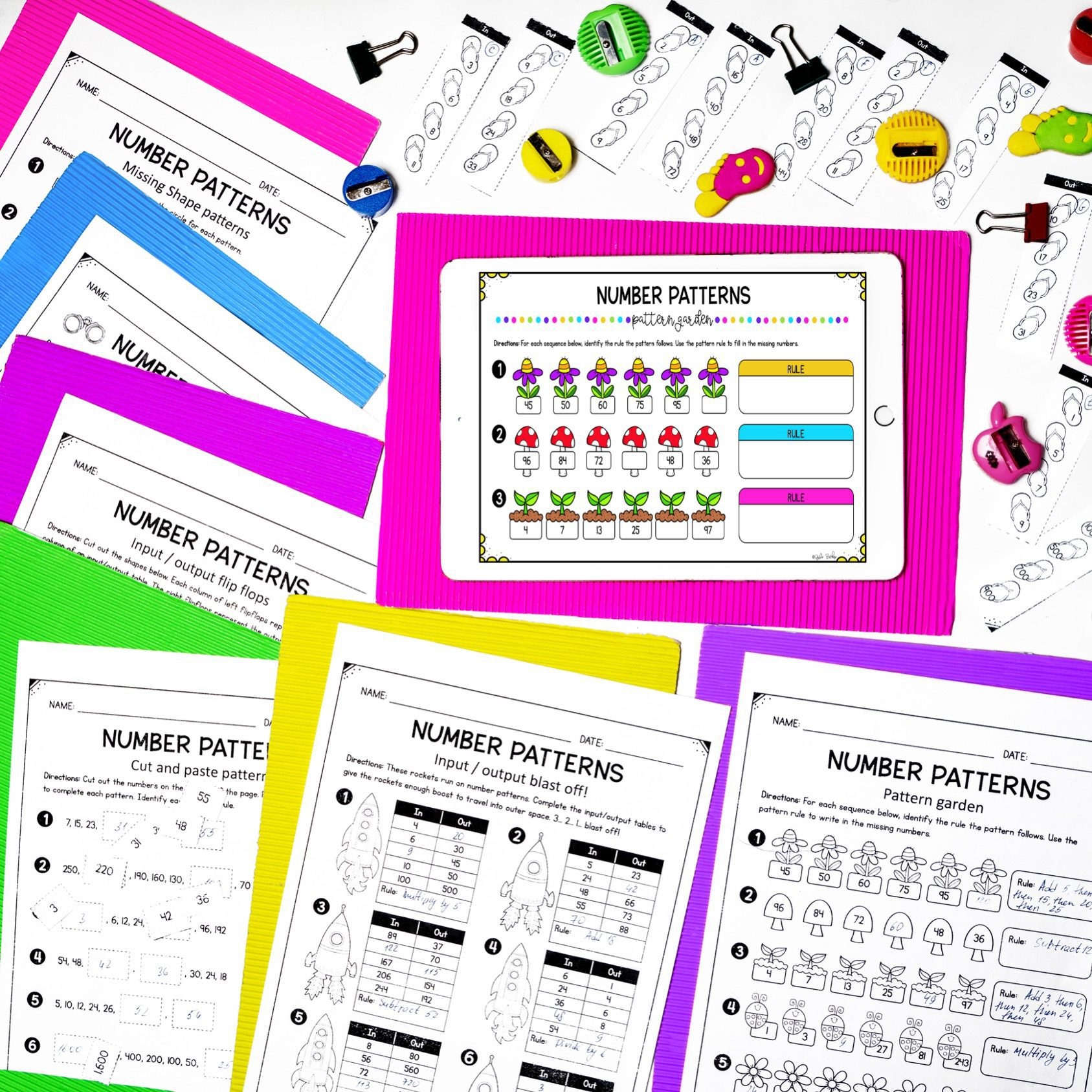 Number Patterns For 4th Grade 4 OA C 5 MagiCore