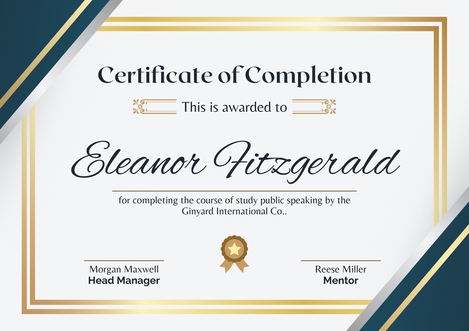 Printable Templates For Training Course Certificates