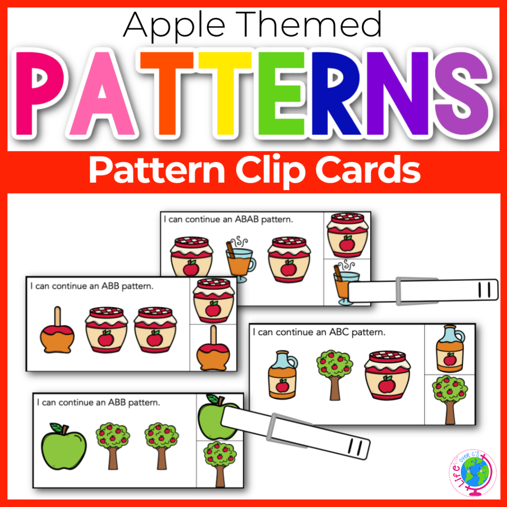 Free Printable Abab Fall Pattern Cards