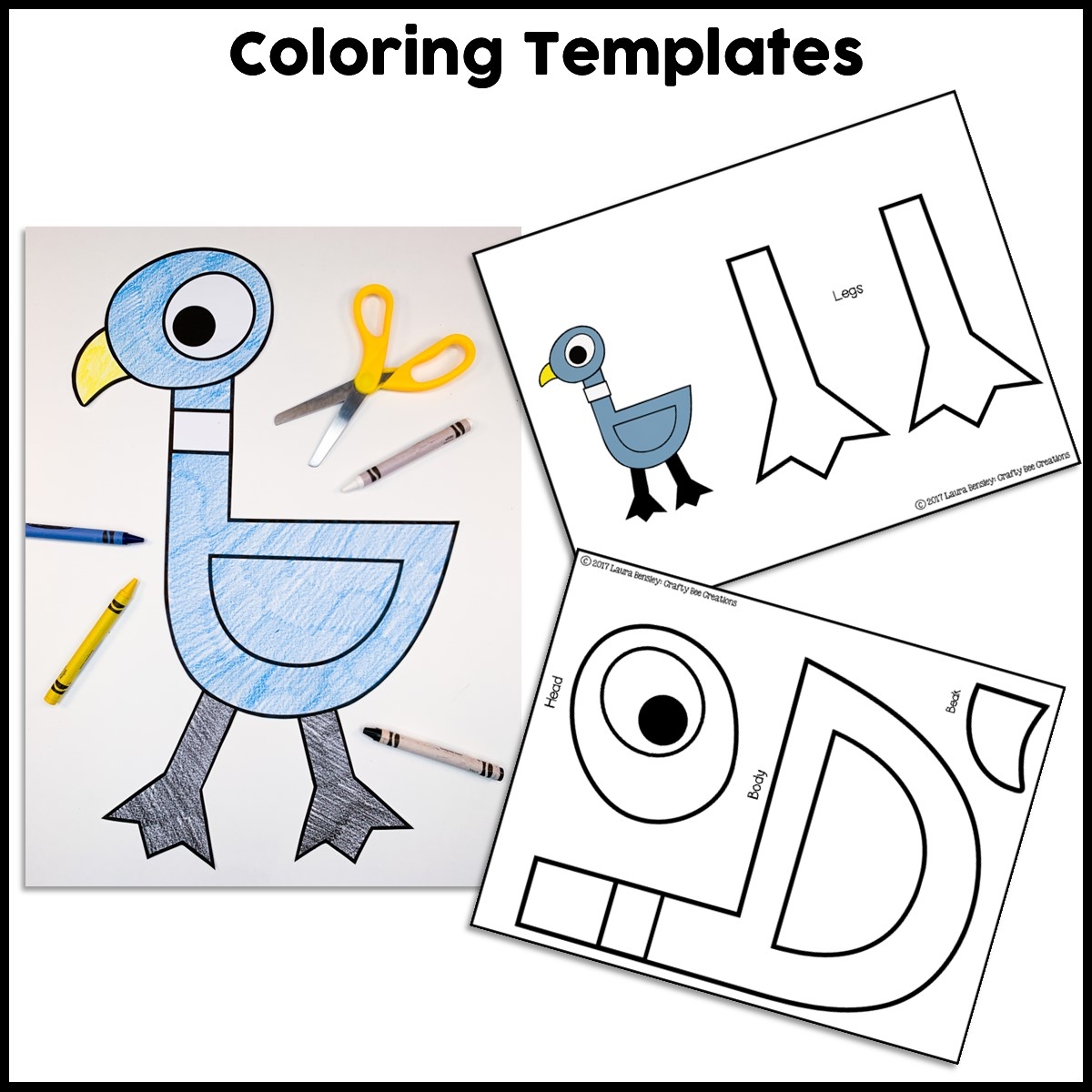 Pigeon Craft Activity Crafty Bee Creations
