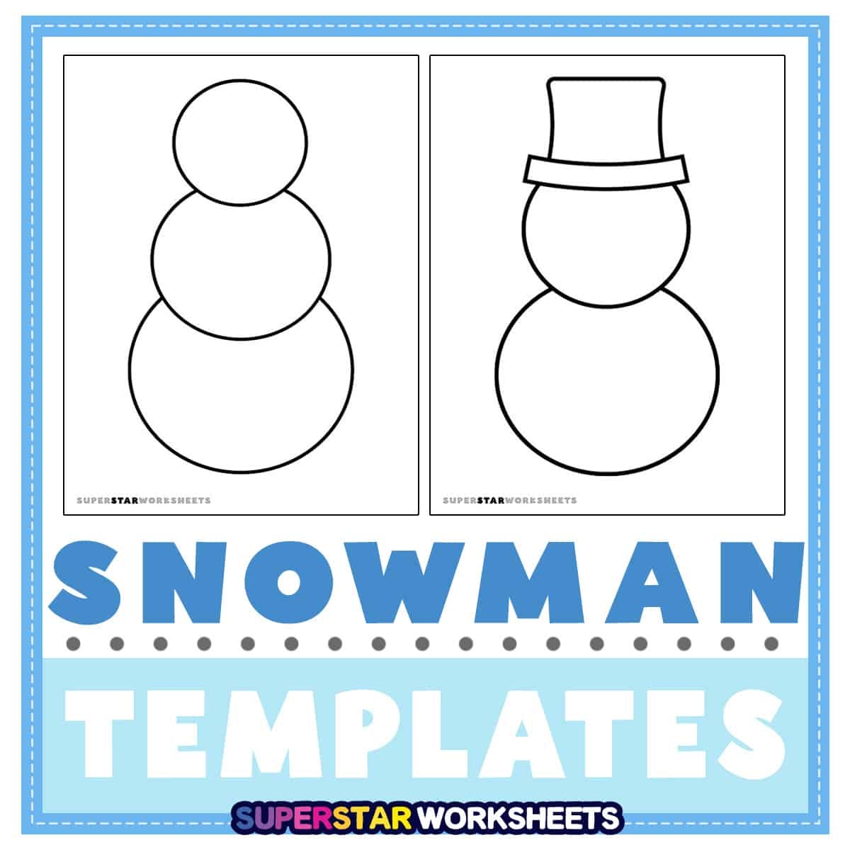 Printable Snowman Ornament Pattern