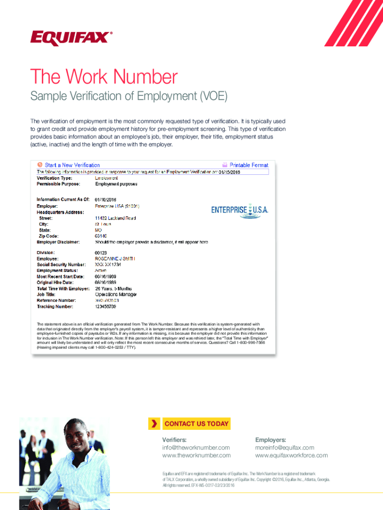 The Work Number Sample Report Fill Online Printable Fillable Blank PdfFiller