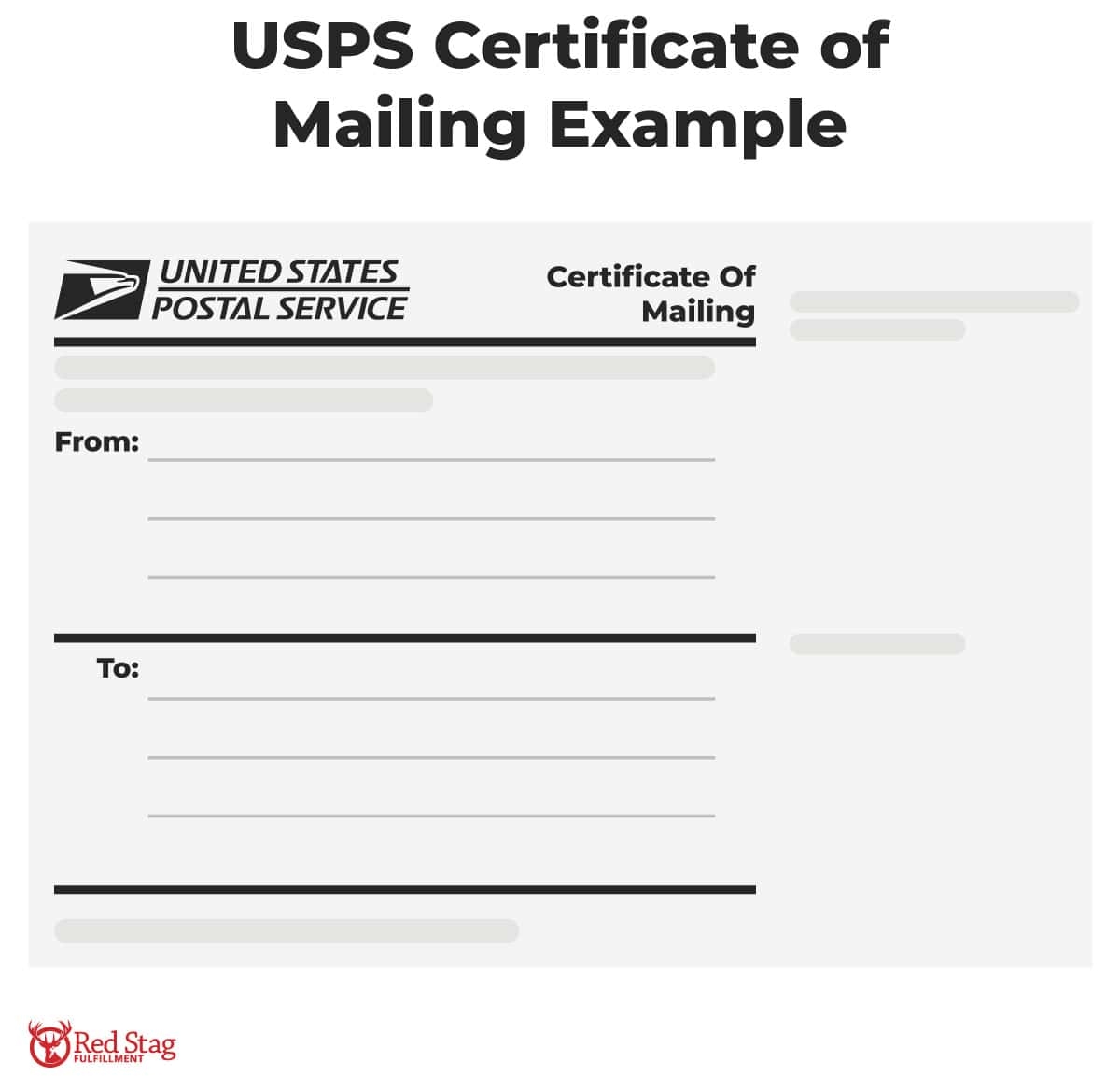 USPS Certificate Of Mailing What It Is And When To Use It Red Stag Fulfillment