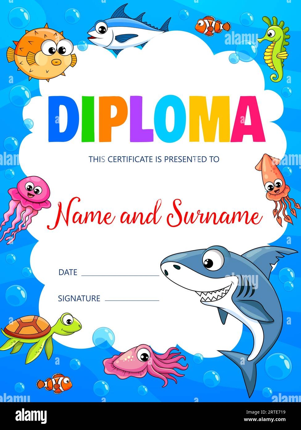 Free Printable Fish Award Certificates
