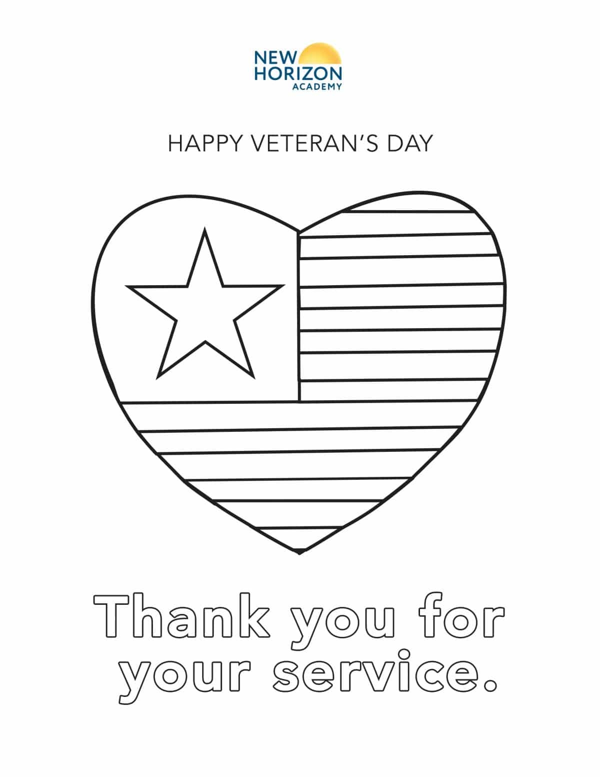 Veterans Day Coloring Sheets Printables