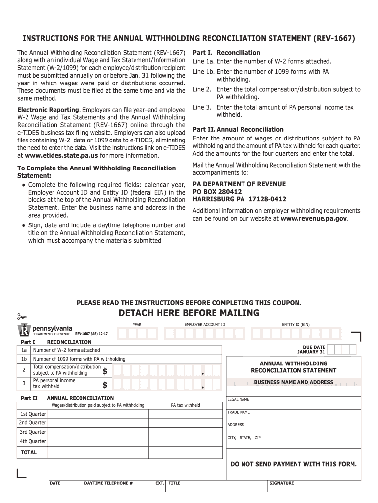 2017 2025 Form PA REV 1667 R Fill Online Printable Fillable Blank PdfFiller