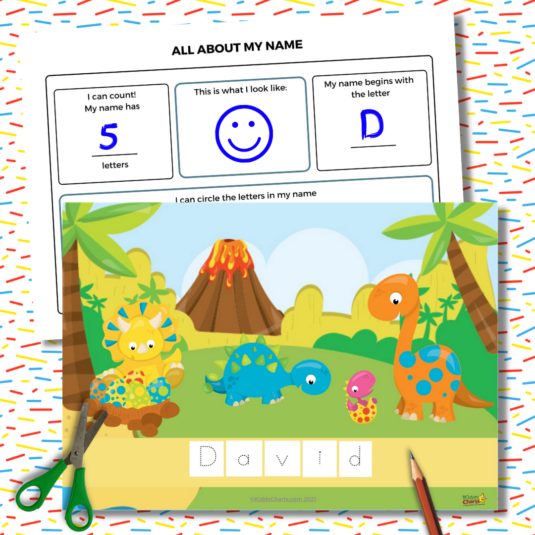 Name Tracing Worksheets Ideas KiddyCharts Shop